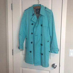 Stunning Aquascutum Aquamarine blue trench coat